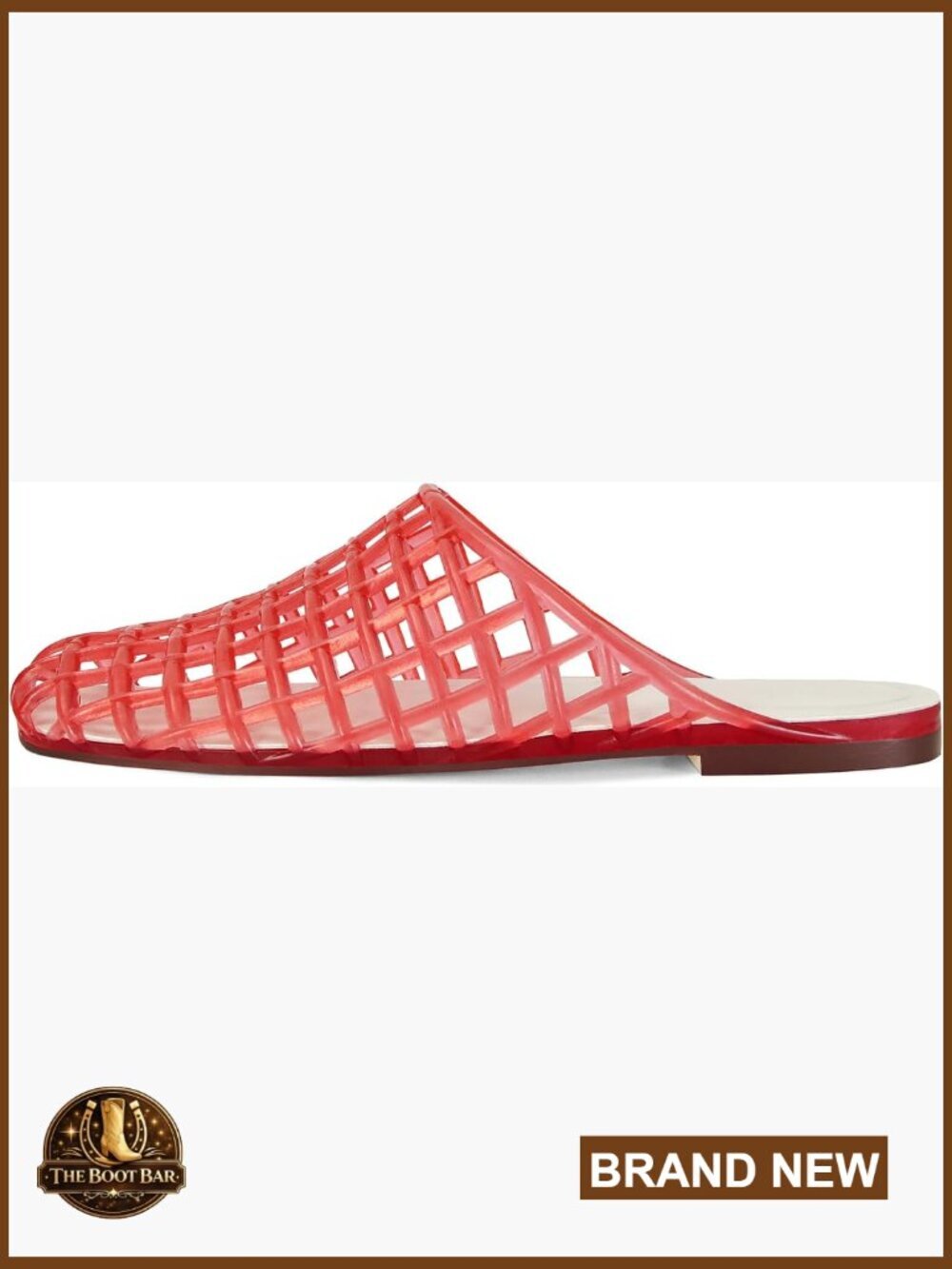 Jelly Mesh Slides, PVC Ballet Flats, Slip-On Sandals for Summer Beach